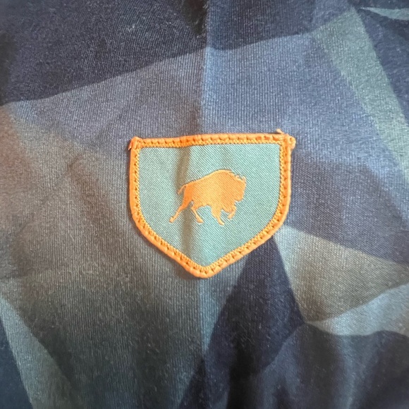 Sportiqe Geometric Gray Men's Lightweight Hoodie - Picture 2 of 3